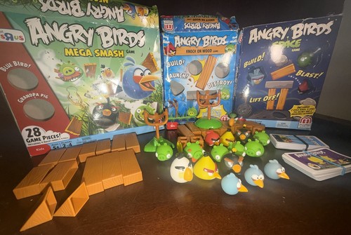 Angry birds mattel lot - angry, (rare)