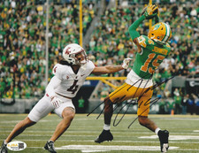 TEZ JOHNSON OREGON DUCKS JSA