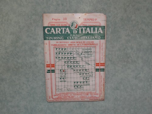 Cartina touring club italia - cartina, d'italia