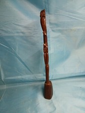 Civetta - Gufo in legno - Scultura Arredo - altezza cm 35