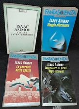 Lotto 4 libri ISAAC ASIMOV Oscar Mondadori Fantascienza + Saggi 1986 e 1988
