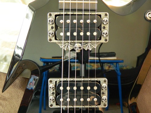 Skull humbucker pickup anelli - skull,