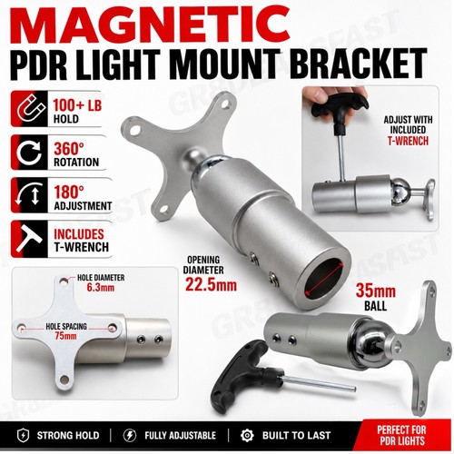 Magnetic bracket light mount - light,