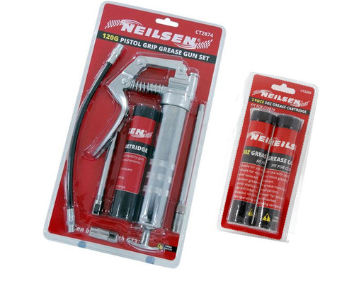 Set pistola grasso manuale - set,
