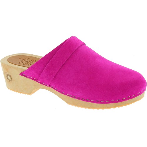 Donna zoccoli legno - in, con