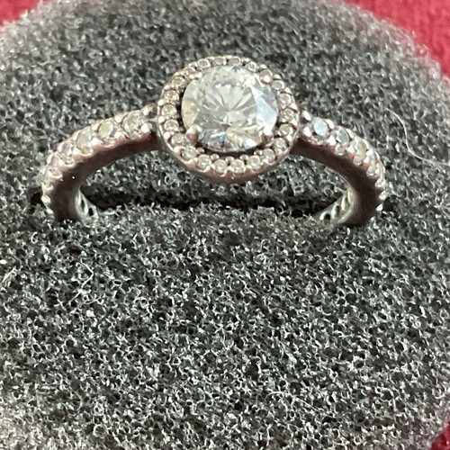 Autentico pandora anello halo - autentico,