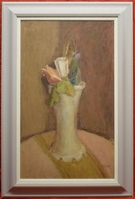 Painting Picture DIPINTO OLIO SU CARTONCINO  MANFREDI GIUSEPPE ANNI '50