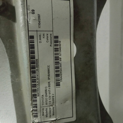 571040h010 traversa ant inf - 571040h010,