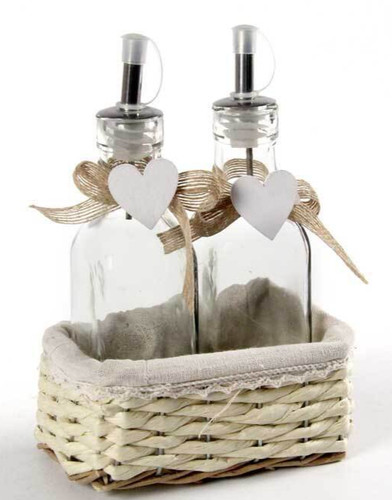 Set menage oliera aceto cuore - menage,