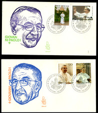 VATICANO 1978 - 2 FDC Venetia - Pontificato di Giovanni Paolo I (Papa Luciani)