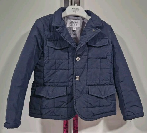 Armani giubbotto bambino blu - giubbotto, 4
