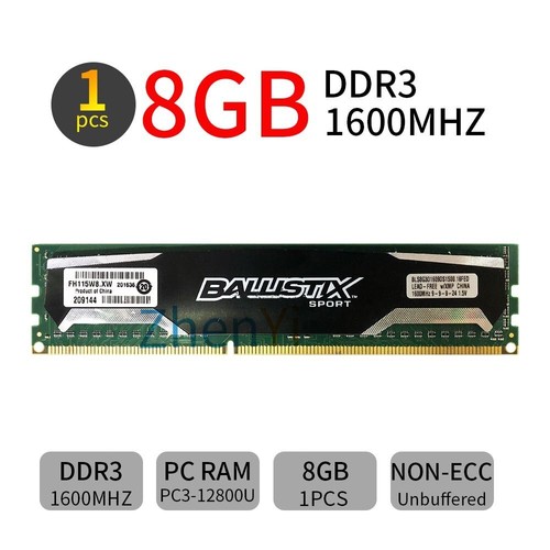 8gb ddr3 pc3 - ddr3, pc3-12800u