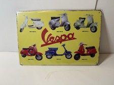 Vespa Scooter Metal Sign Px T5
