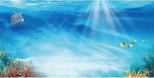 180X46Cm Sottomarino Tema