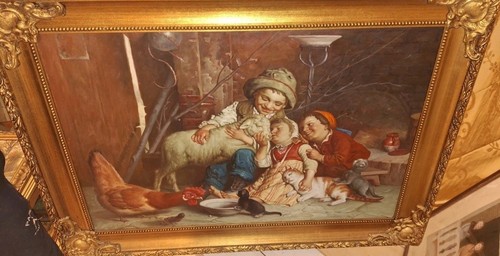 Dipinto olio tela - dipinto, su