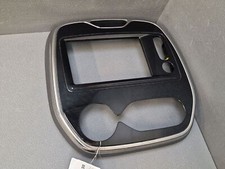 Fascia Schermo Autoradio Nero Cromo / Clima. Auto R-Link - Renault Captur I
