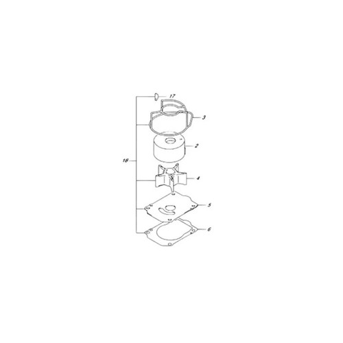 17400 93j05 000 kit girante - 17400-93j05-000,