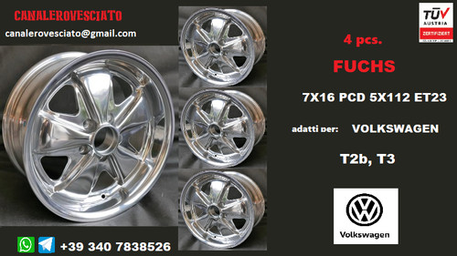 Cerchi fuchs lucido 7x16 - 7x16, 5x112