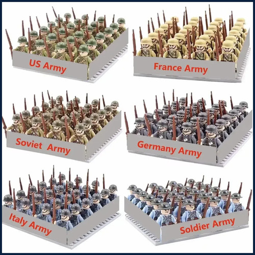Set pezzi figurine militari - 24,