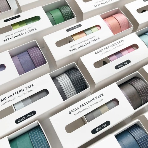 Washi tape set carta colorata - tape,