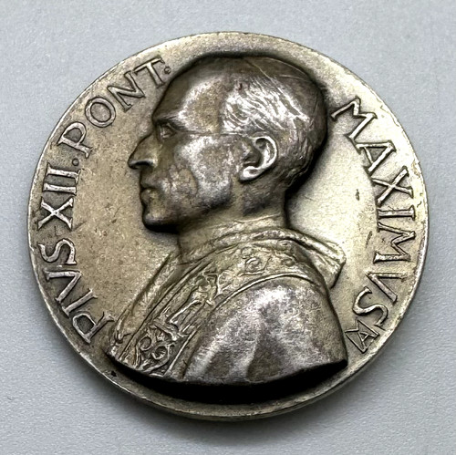 Medaglia papa pio xii - papa, xii°