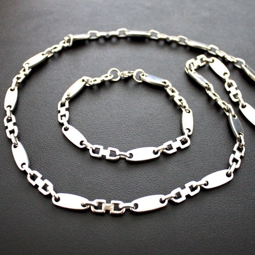 Set catena piastra acciaio - set,