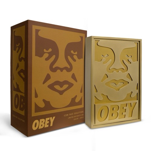 Sculpture shepard fairey - shepard,