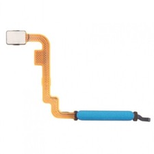 Pulsante Di Impronta Per Xiaomi Redmi Note 10 4G/10S Lettore Cavo Flex Azzurro,