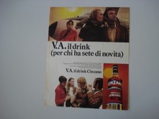 advertising Pubblicità 1970 CINZANO VERMOUTH AMARO