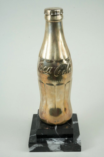 Bottiglia coca cola - coca, metallo