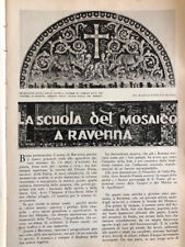 2 Articoli di Stampa Originali D'Epoca 1938 12 pagine 20 foto Ravenna Colombacci
