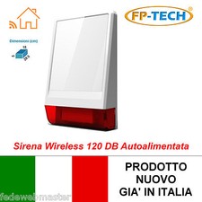 SIRENA ESTERNA AUTOALIMENTATA