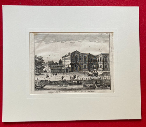 Incisione collegio degli - incisione,