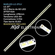 KIT 2 BARRE DA 60 LED TV LG