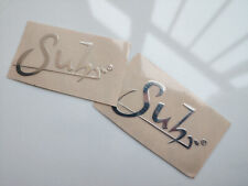 2 Pezzi Adesivi Metallo