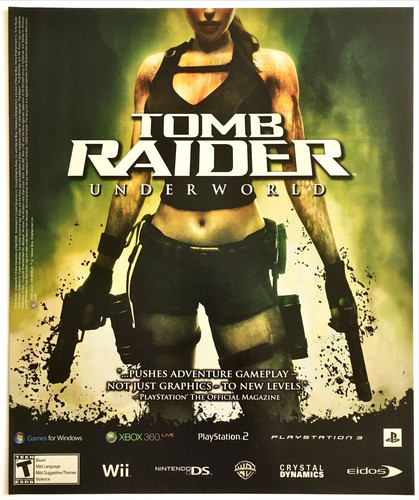Pubblicità stampa tomb raider - pubblicità,