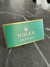 Rolex milgauss 116400 Nameplate Original
