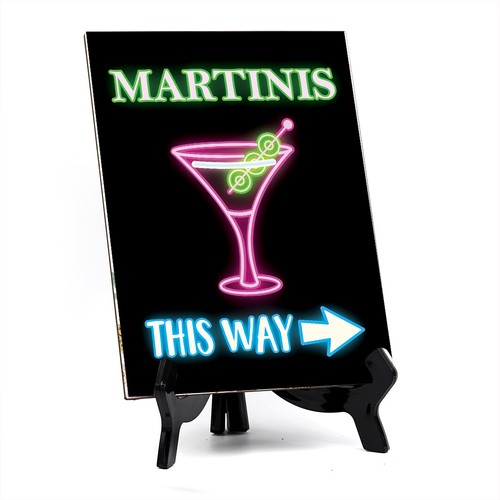 Insegna tavolo martinis - da,
