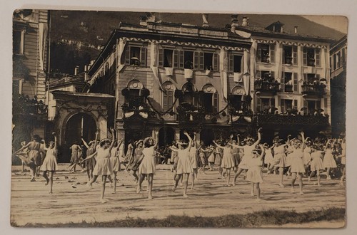 Cartolina locarno piazza - cartolina,