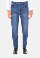 Jeans Uomo Invernale Blu Scuro