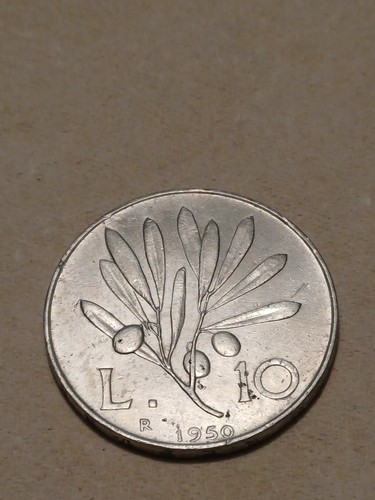 Lire 1950 olivo circolata - lire,