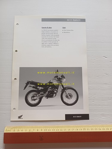 Honda 125 transcity 1996 - honda, nx
