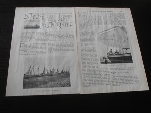 1903 pesca vele del - pesca, le