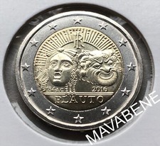 ITALIA 2016 PLAUTO MONETA 2 EURO NUOVA FDC in cartoncino protettivo