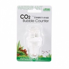 Ista CO2 Bubble Counter contabolle di co2 in acrilico con attacco a ventosa