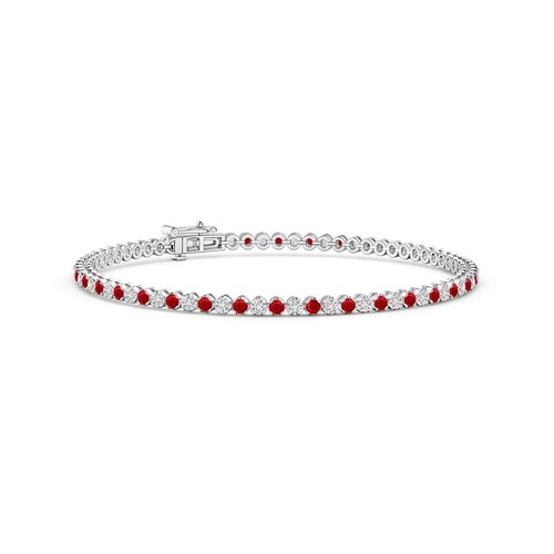 Angara bracciale tennis rubino - bracciale,