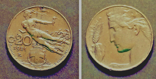Regno moneta cent - regno, cent.
