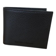 ARMANI EMPORIO PORTAFOGLI UOMO piccolo IN PELLE 3 CARTE + SPICCI nero Y4R167 68E