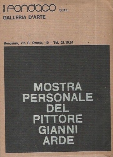 Mostra personale del - , pittore