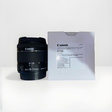 Obiettivo Canon nero EF-S